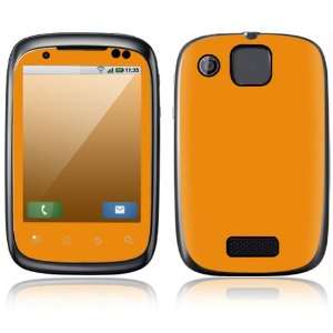    Motorola Spice Decal Skin Sticker  Simply Orange: Everything Else