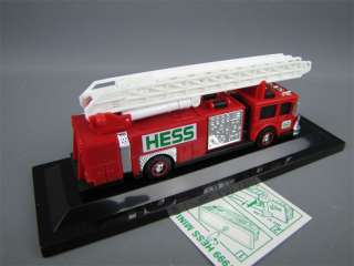 HESS Mini 1999 RED FIRE TRUCK Toy Model Original Box  