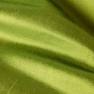   Silk Fabric Iridescent Lemony Lime By The Yard Arts, Crafts & Sewing
