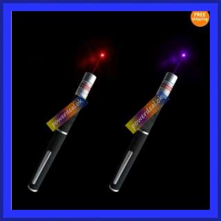 1xNew Red Laser Pointer Pen+Purple Beam Lazer Pointer Stylus,5mw 