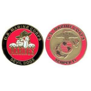  Marine Corps Devil Dog Challenge Coin: Everything Else