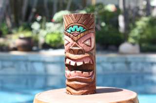 Fertility Tiki Totem 6   Hand Carved  