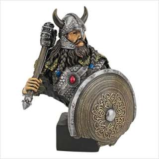 Design Toscano Viking Warrior with Thors Thunder Hammer Statue CL5999 