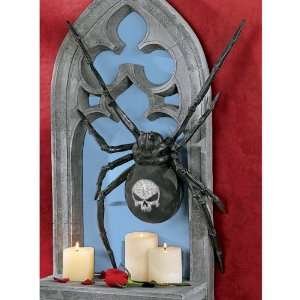  Venomous Vengeance Black Widow Spider Wall Sculpture