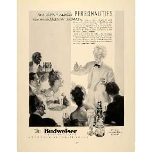  1934 Ad Anheuser Busch Budweiser Beer Liquor Mark Twain 