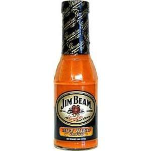 Jim Beam Kentucky Bourbon Hot Wing Sauce   13 oz:  Grocery 