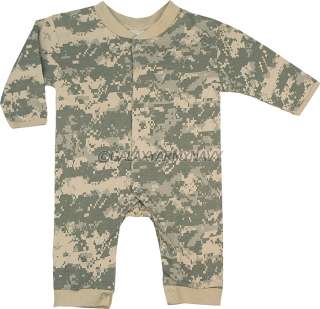 Long Sleeve Leg Military Baby Infant 1PC BodySuit Onsie  