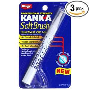 Blistex Kanka Soft Brush Tooth/Mouth Pain Gel, Professional Strength 