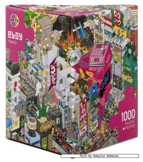 picture 2 of Heye 1000 pieces jigsaw puzzle Eboy   Tokyo (29293)