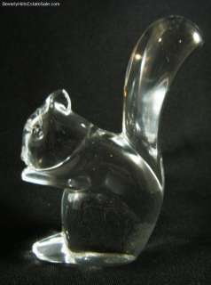 Baccarat Crystal Squirrel  