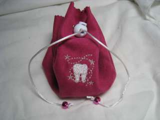 Hand Made Boy & Girl Tooth Fairy Bags with or W/out Name  