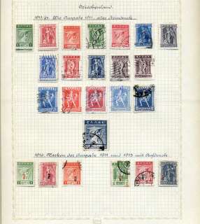 1861 1961 Greece nice oldtime collection on 41 pages high CV  