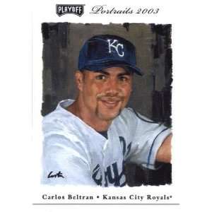  2003 Playoff Portraits #52 Carlos Beltran   Kansas City 