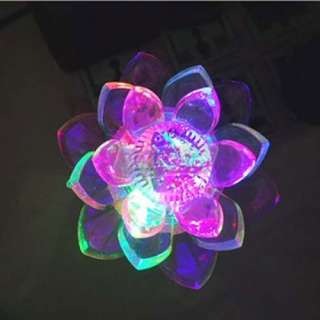 Beautiful Peony Flower Pattern LED Nightlight Lamp Xmas  