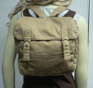 Lara Croft Backpack Cotton Canvas Bag * Tomb Raider *  