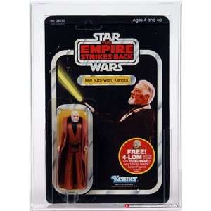  Vintage Star Wars Ben Kenobi ESB 47 Back AFA 75 Y: Toys 