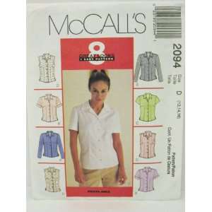 Mccalls Sewing Pattern 2094 Size D 12,14,16 (8 Great Looks) Petite 