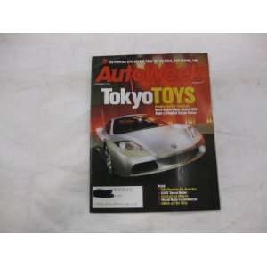    Autoweek Magazine November 3, 2003 Tokyo Toys Toys & Games