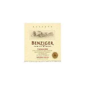  2004 Benziger Reserve Red 750ml: Grocery & Gourmet Food