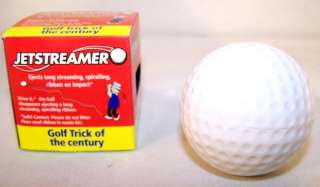 STREAMER GOLF BALL funny golfing prank jokes balls  
