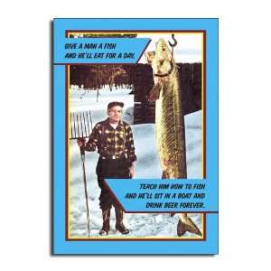  Fish   Risque TalkBubbles Fathers Day Greeting Card: Office Products