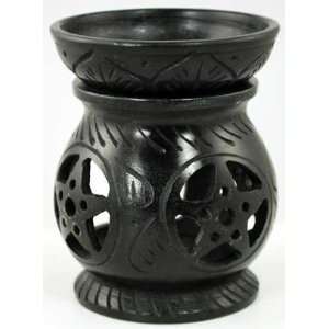  Black Soapstone Pentagram Oil Diffuser 