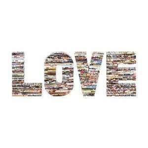 Love Letter Art Recycle Newspaper Straw Coil Decorative Home Accent S 