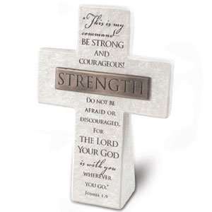  Strength Title Bar Resin Scripture Cross This Is My 