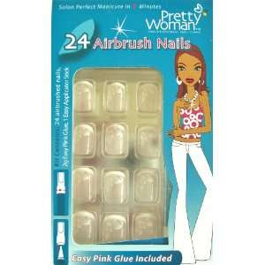 Pretty Woman 24 Airbrush Nails: Beauty