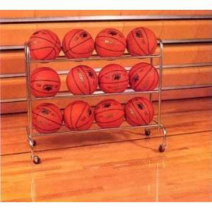  Bison 12 Ball Standard Basketball Caddy: Sports & Outdoors