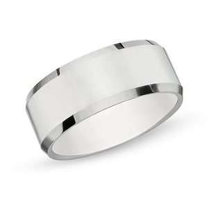  Ladies Bevelled Tungsten Wedding Band Jewelry