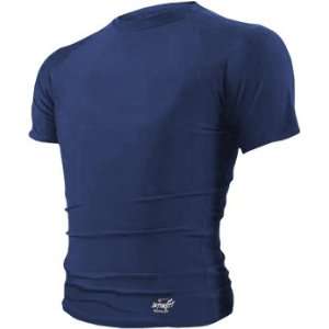   Short Sleeve Tight Fit Training Shirts NAVY AXS