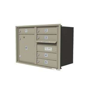  versatile™ 4C Horizontal Cluster Mailboxes in Blonde 