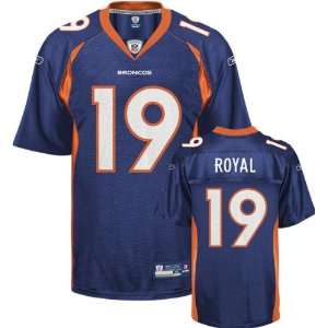  Eddie Royal #19 Denver Broncos Replica NFL Jersey Navy 