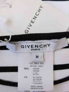 OMG 1.6K Givenchy Ottoman Stitch Black White Stripe Knit Fitted 