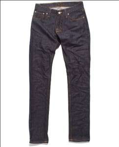 Nudie Jeans TIGHT LONG JOHN Denim Stretch Indigo 33x34  