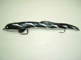 Delong Lures KilR EEL 8 White Tiger NEW Muskie lure  