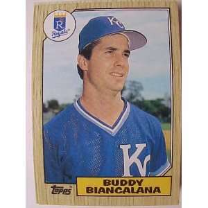  1987 Topps #554 Buddy Biancalana