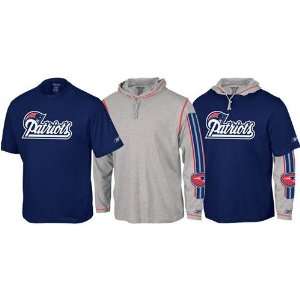   England Patriots NFL Hoody & Tee Combo (2X Large): Sports & Outdoors