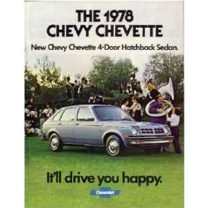  1978 CHEVROLET CHEVETTE Sales Brochure Literature Book 