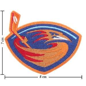 Atlanta Thrashers Logo Embroidered Iron on Patches Free Shipping From 