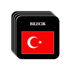  Turkey   BILECIK Set of 4 Mini Mousepad Coasters 