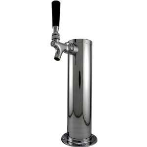   Steel Tower   Single Beer Tap 3 Inch Diameter: Kitchen & Dining