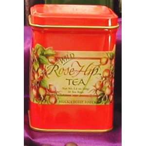 Wild Rose Hip Tea Tin (20 Tea Bags):  Grocery & Gourmet 