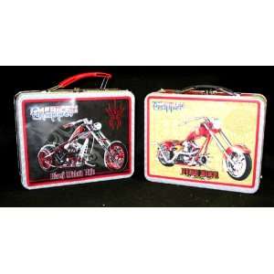  You Get 1 American Chopper Embossed Tin Lunch Box We 