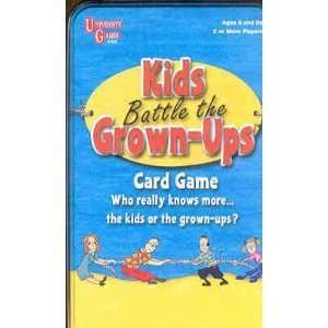  kids battle the grown ups card game: Toys & Games