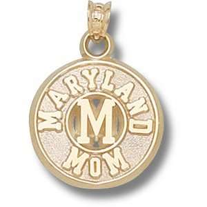  Maryland Terrapins 5/8in 14k Mom Pendant/14kt yellow gold 