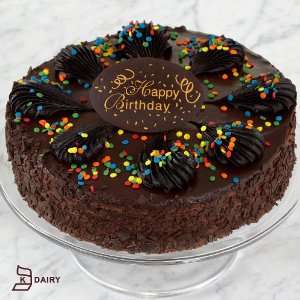 Birthday Chocolate Mousse Torte with: Grocery & Gourmet Food