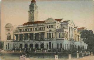 Singapore China 1908 Victoria Memorial Hall Postcard  