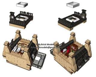 Lego Brownstone Terrace 2 Instructions Custom 10224 10182 10190 10185 